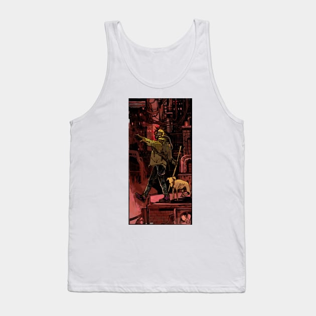 The Fool (Cyberpunk Tarot) Tank Top by Joshessel